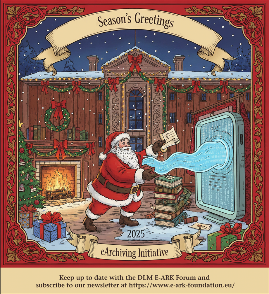 Christmas greeting by the eArchiving Initiative